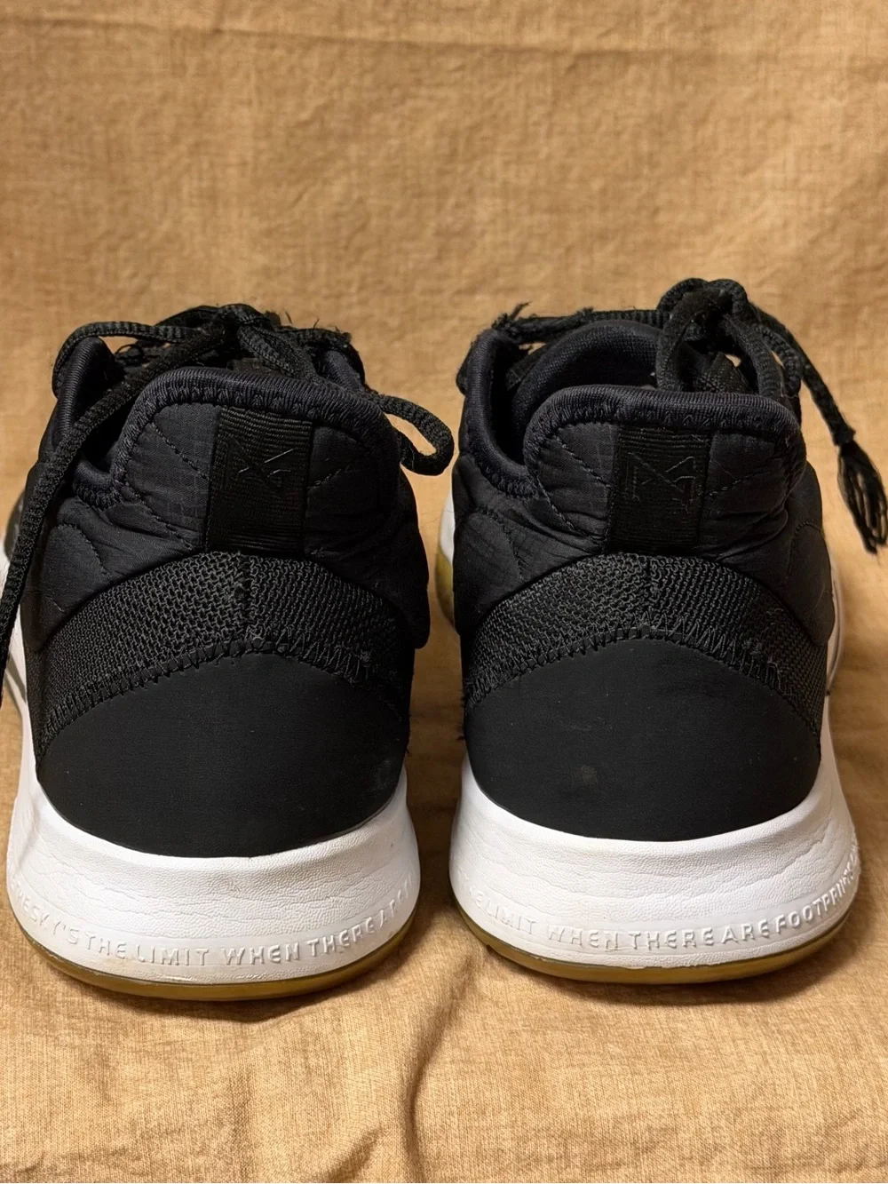 NIKE PG3 Paul George Black Basketball Shoes Men's Size 11